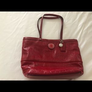 Red Coach Purse